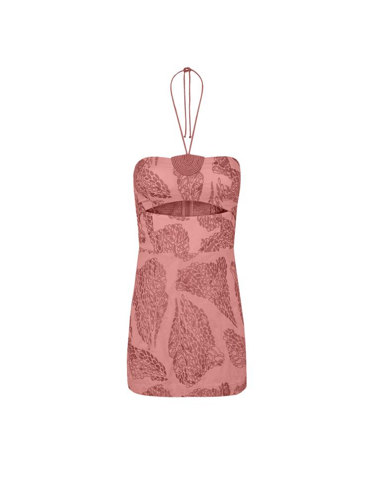 Yara Short Dress - Embroidered Sweet Heart Product Image