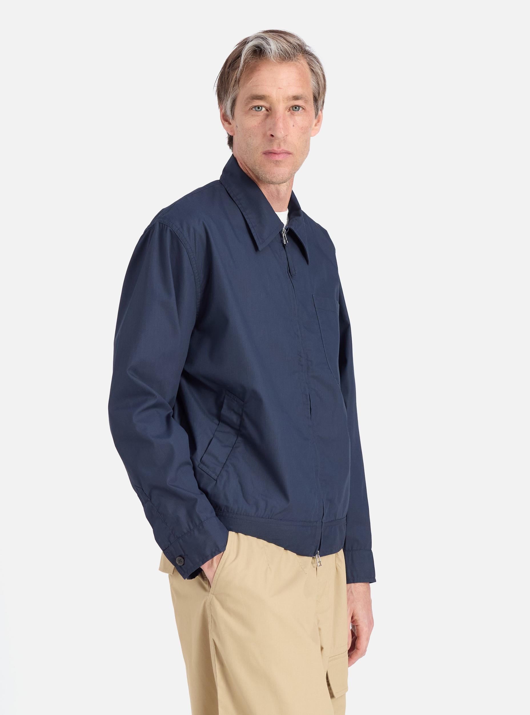 Navy Recycled Polytech Rose Bowl Jacket Product Image