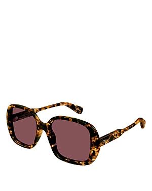 Womens Gayia 55MM Square Sunglasses Product Image