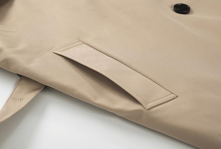 RT No. 2796 KHAKI TRENCH COAT Product Image