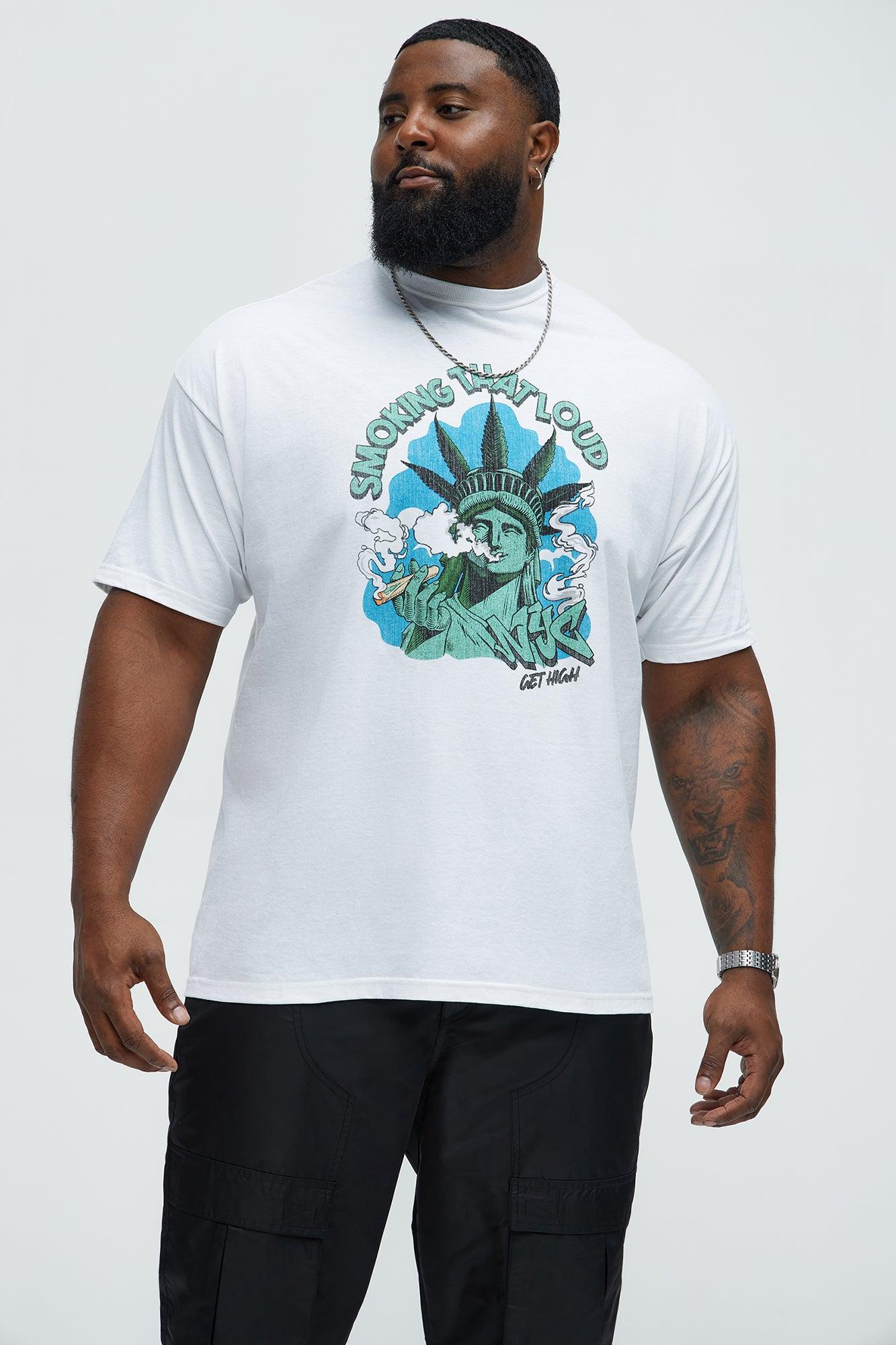 Smoking That Loud NYC Short Sleeve Tee - White Product Image
