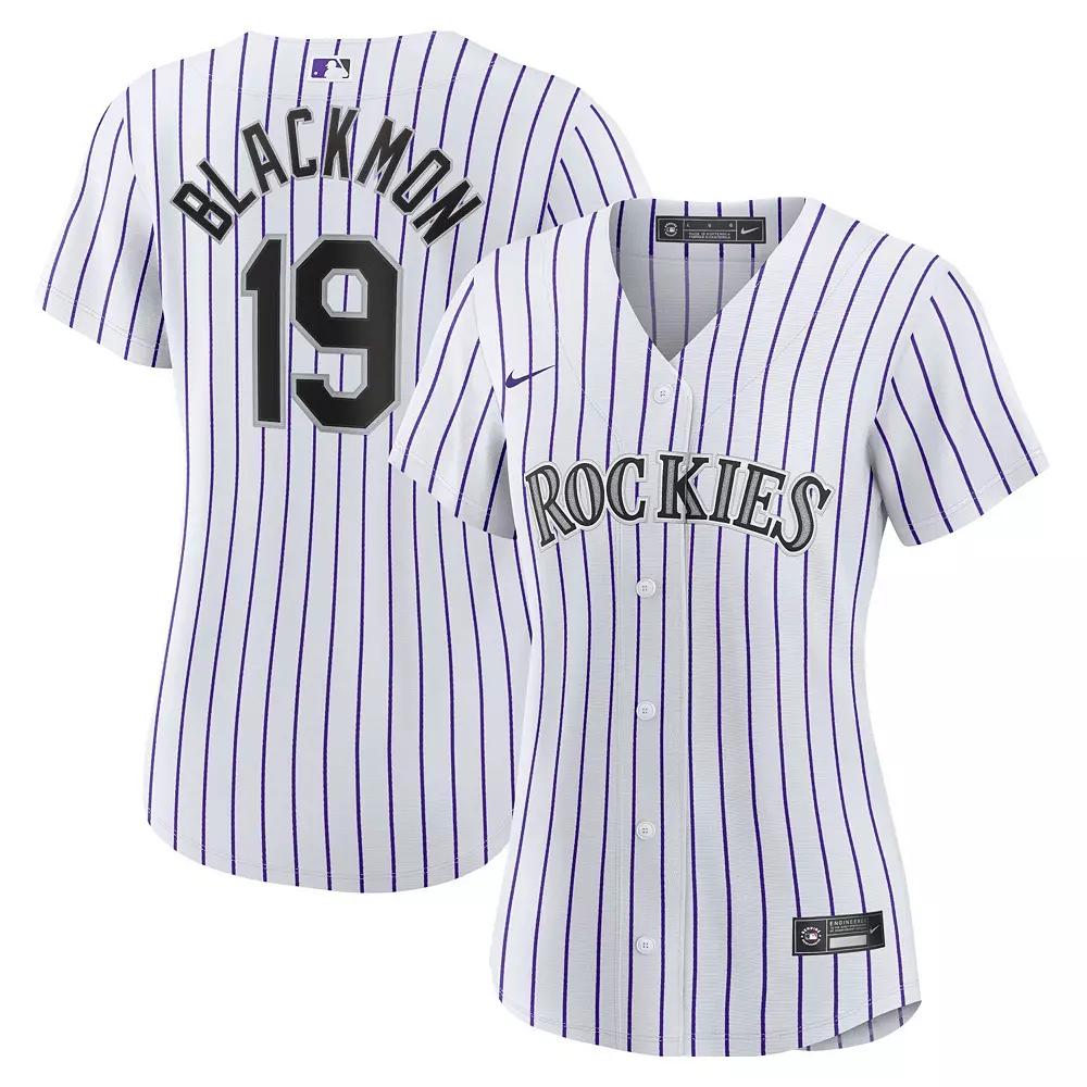 Women's Nike Charlie Blackmon White Colorado Rockies Home Replica Player Jersey, Size: 2XL Product Image