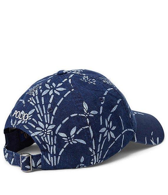 Polo Ralph Lauren Tropical Indigo Linen Ball Cap Product Image