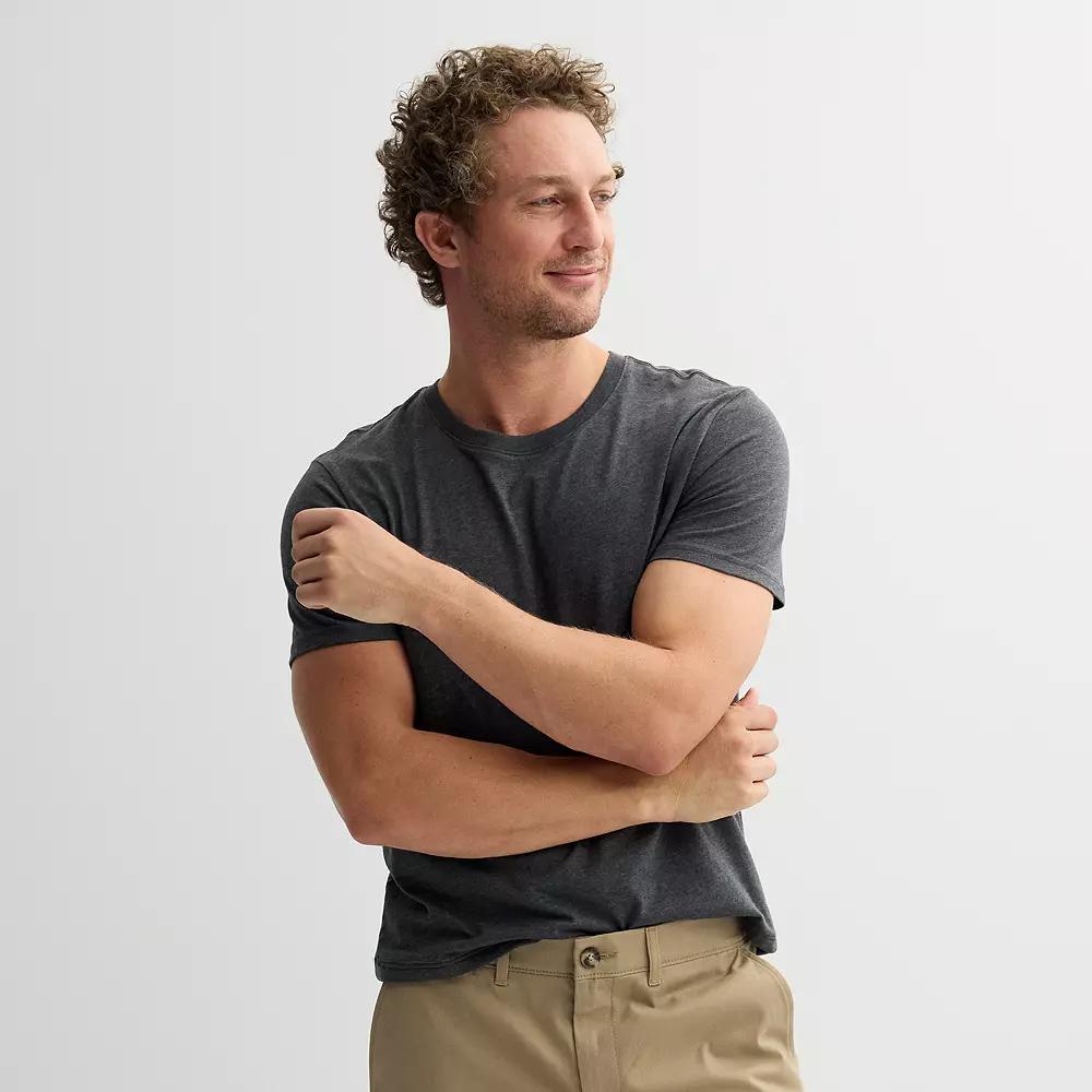 Men's Sonoma Goods For Life® 9" Flexwear Flat Front Shorts, Size: 28 9 IN, Lead Gray Product Image