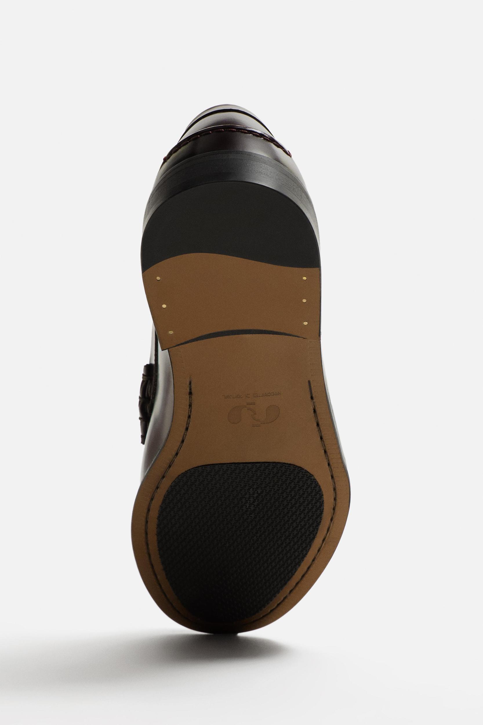 LEATHER PENNY LOAFERS Product Image