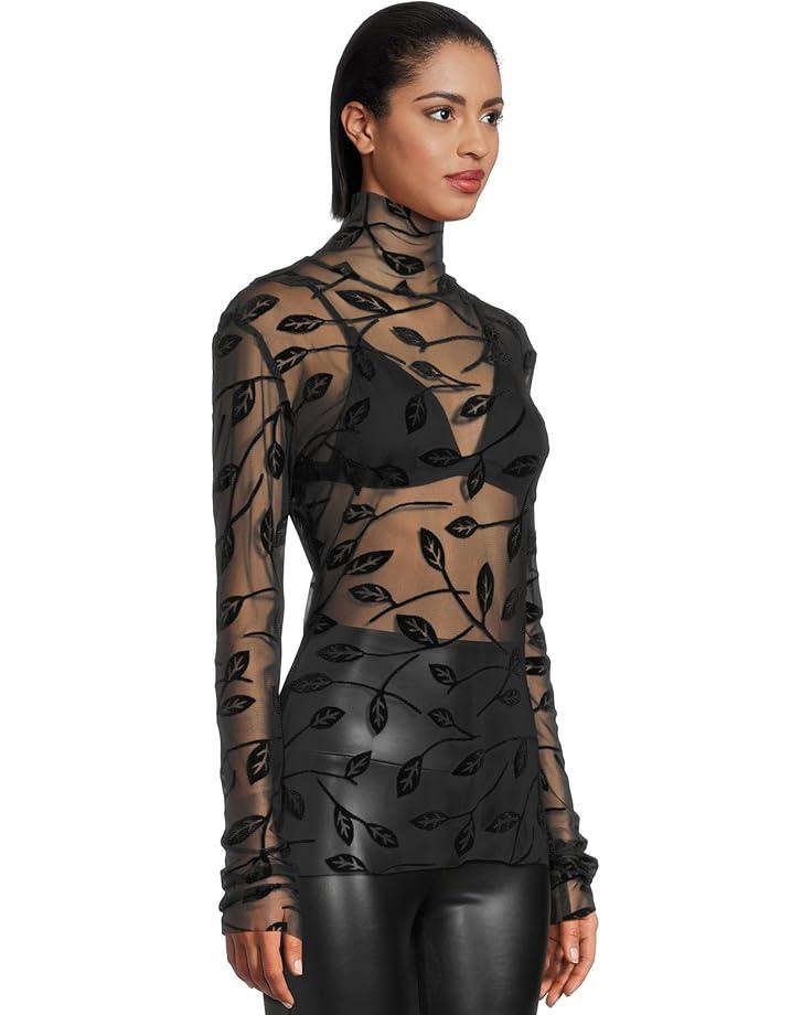 Slim Fit Long Sleeve Turtle Top Product Image