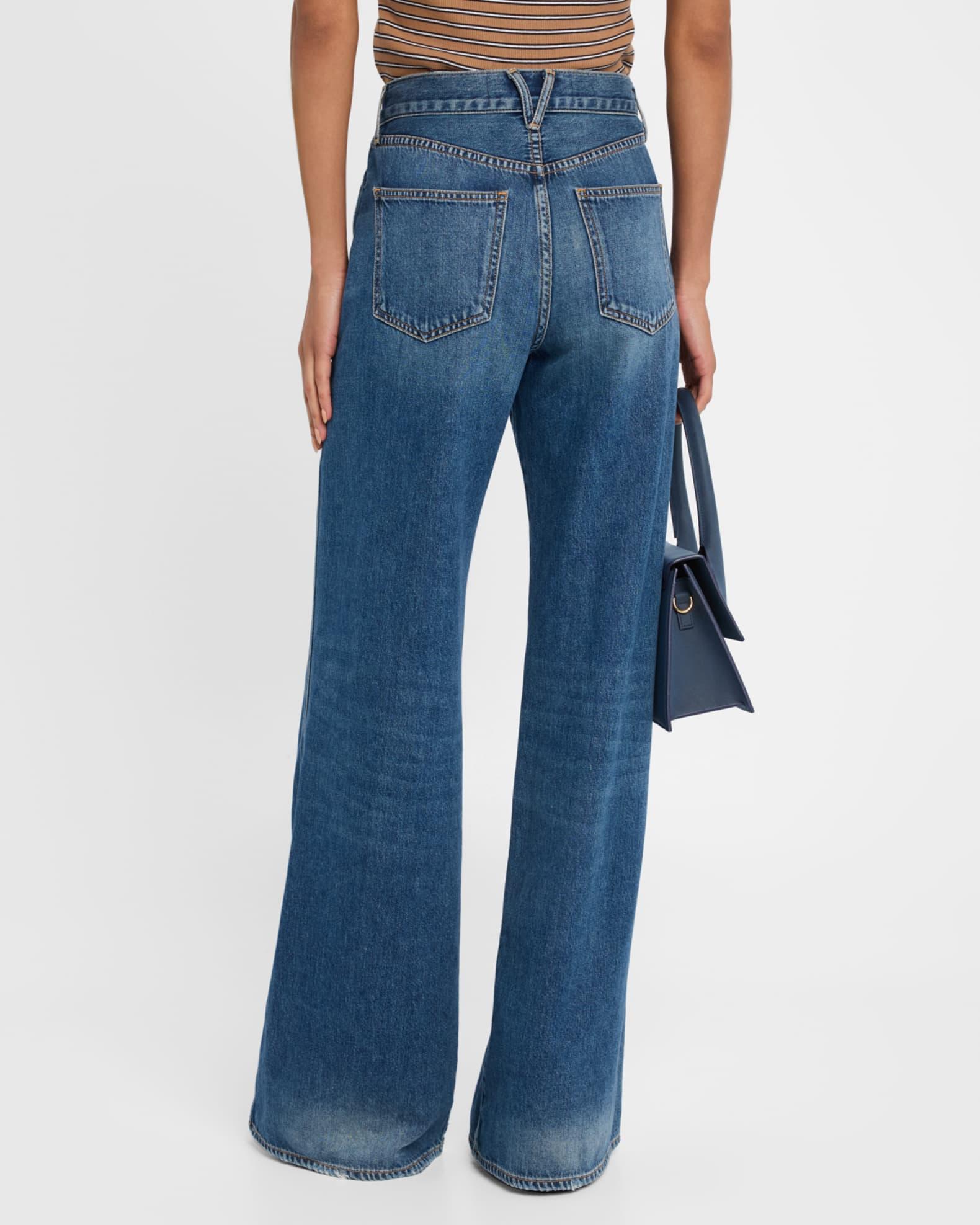 Kasey Mid-Rise Wide-Leg Jeans Product Image
