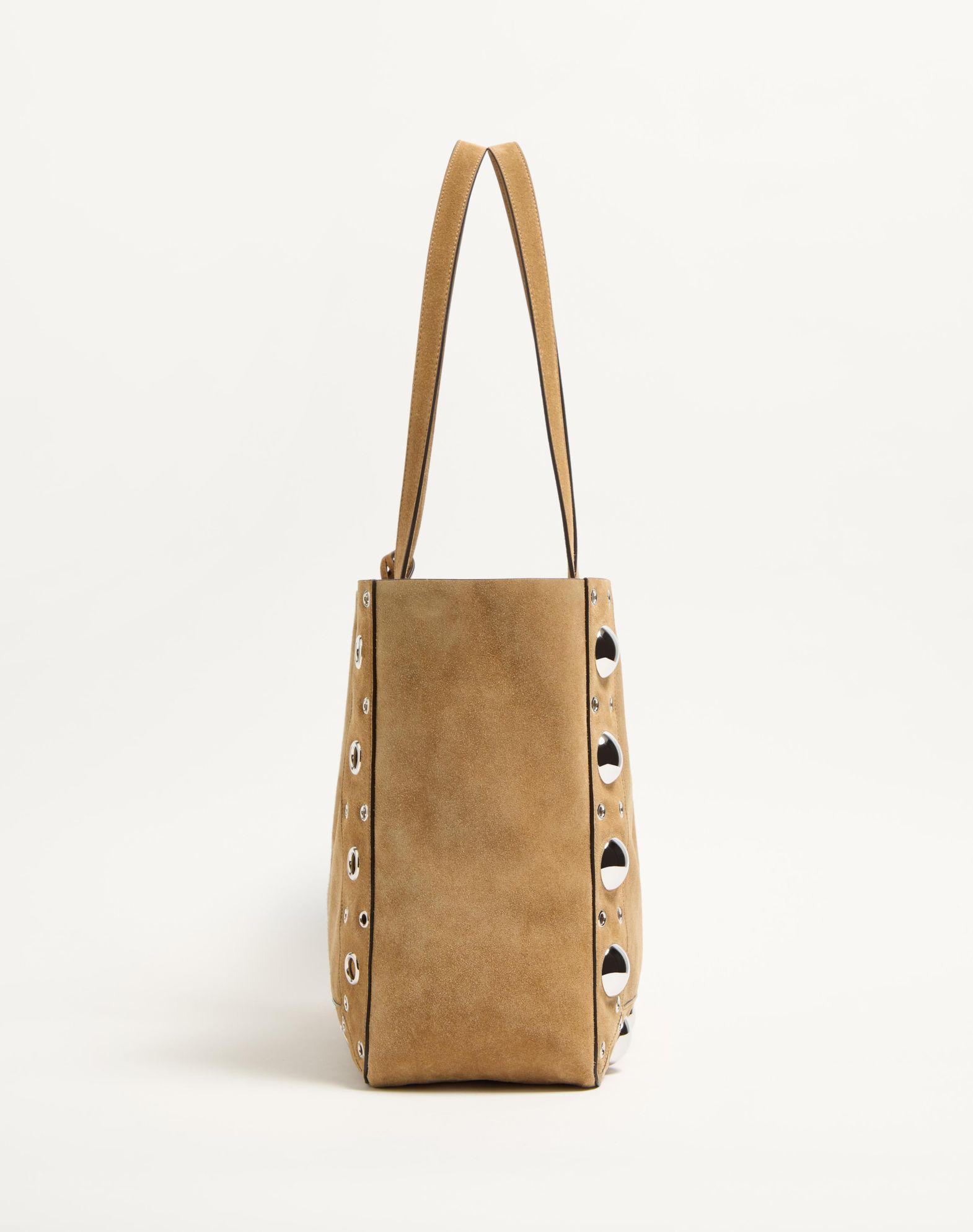 Valentino Garavani Nellcôte Large Suede Shopping Bag Product Image