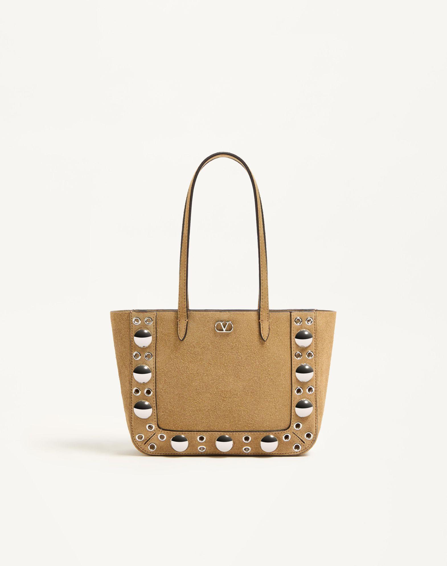 Valentino Garavani Nellcôte Mini Suede Shopping Bag Product Image