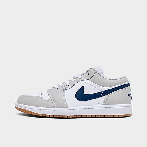 Jordan Mens Jordan AJ 1 Low - Mens Shoes White/Black/Starfish Product Image