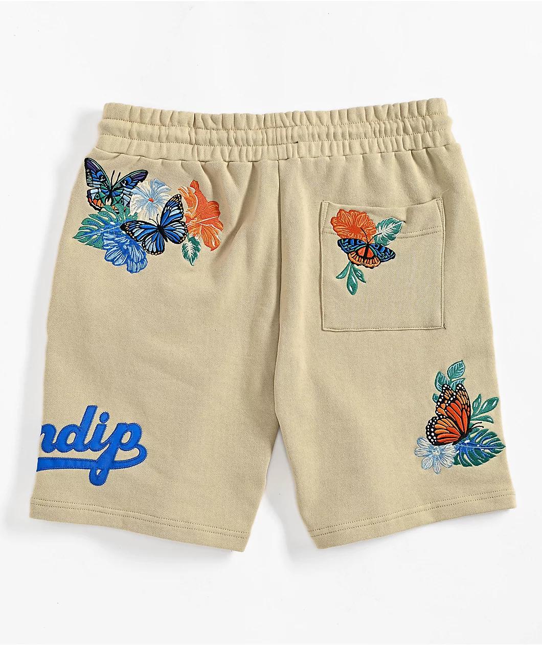 RIPNDIP Los RIPNDIP Off White Sweat Shorts Product Image