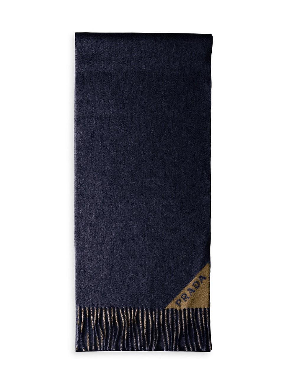 Mens Double-Faced Cashmere Scarf Product Image