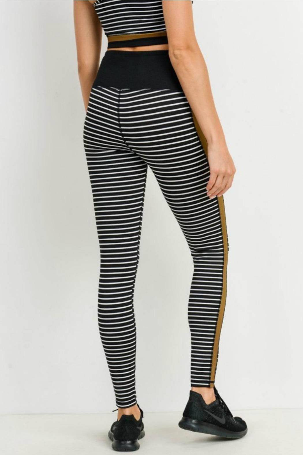 Striped Colorblock Legging Product Image