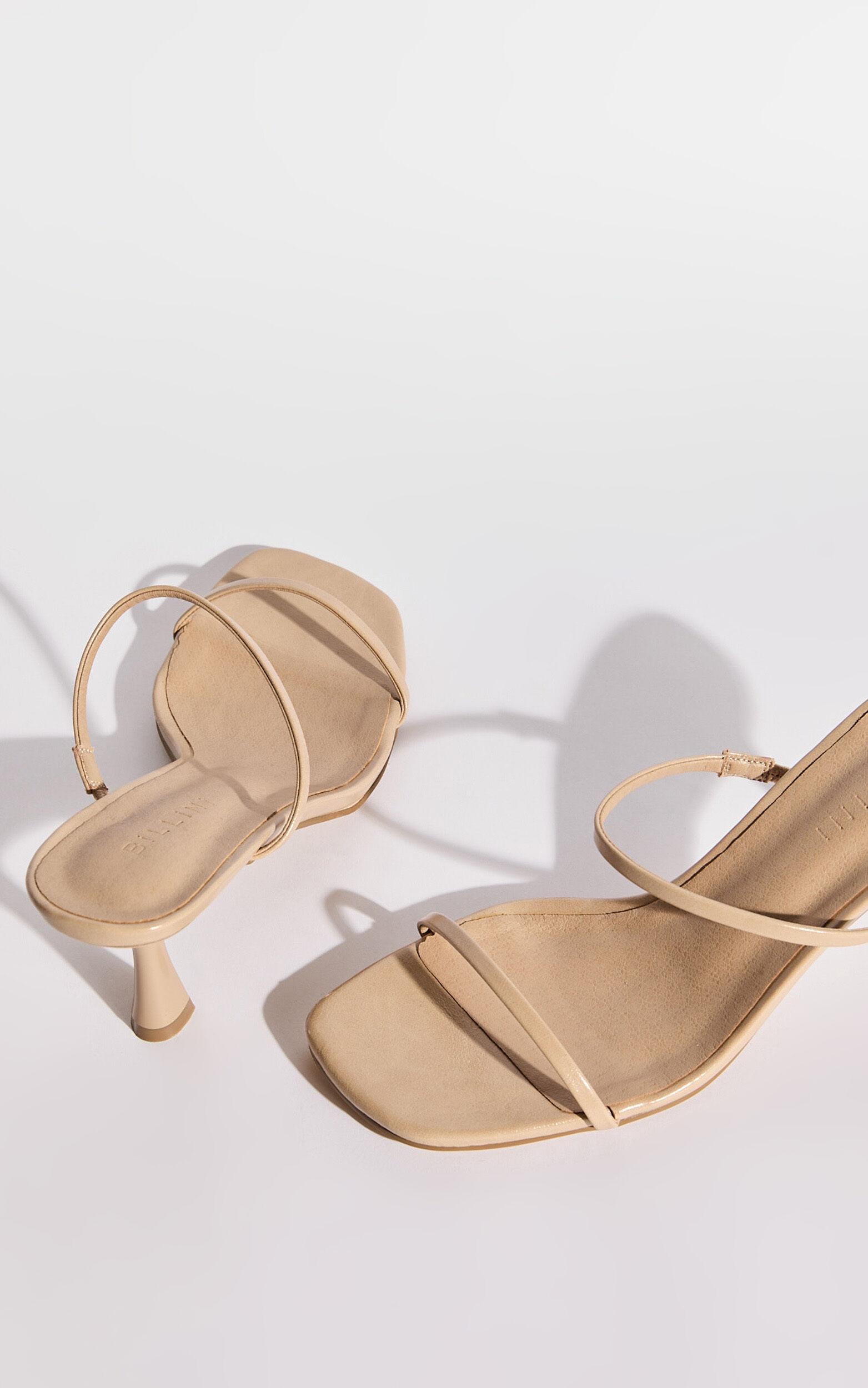 Billini - Qahira Heels in Sesame Shimmer Product Image