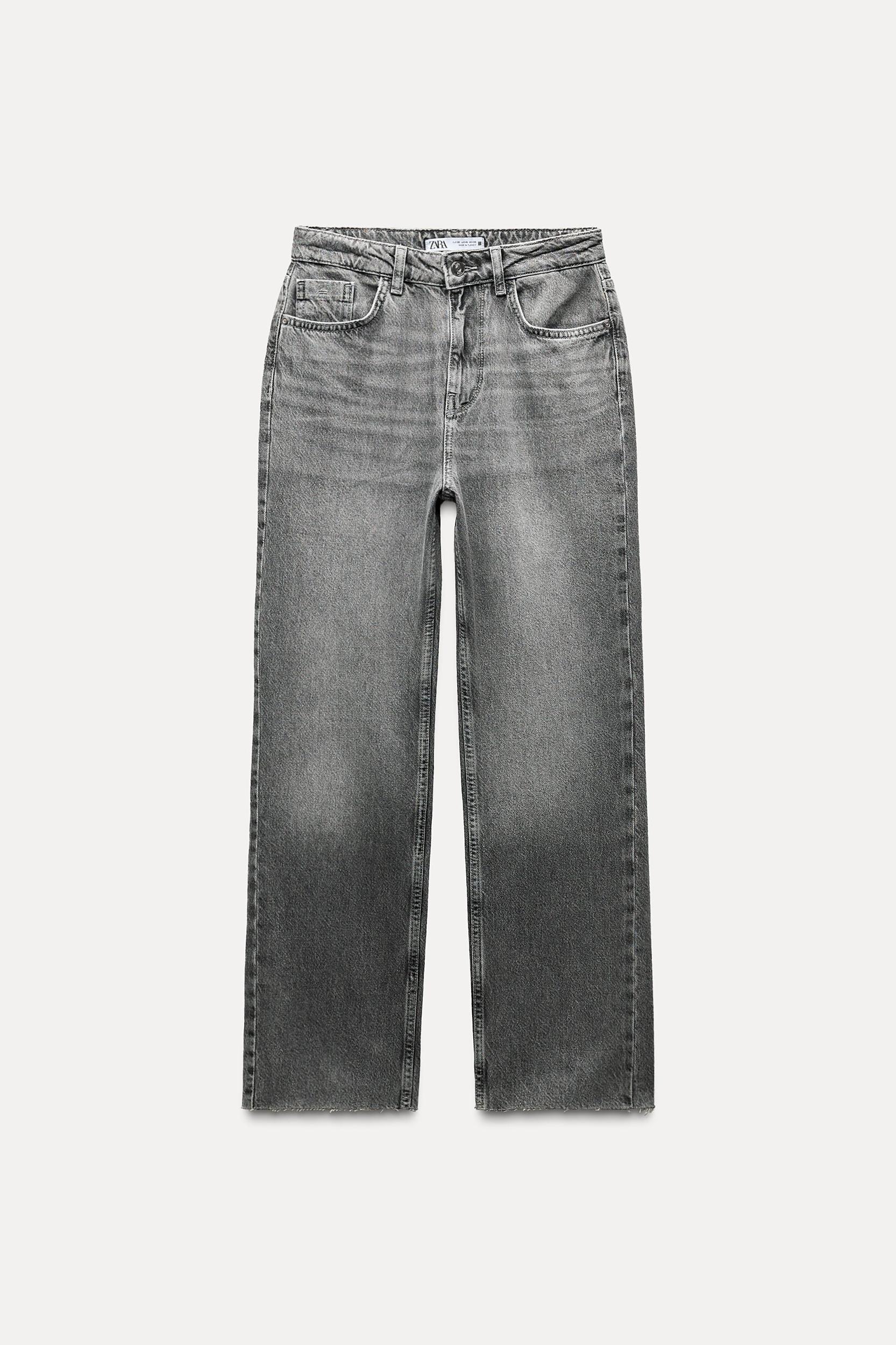 Z1975 DENIM STRAIGHT CUT JEANS WITH A HIGH WAIST Product Image