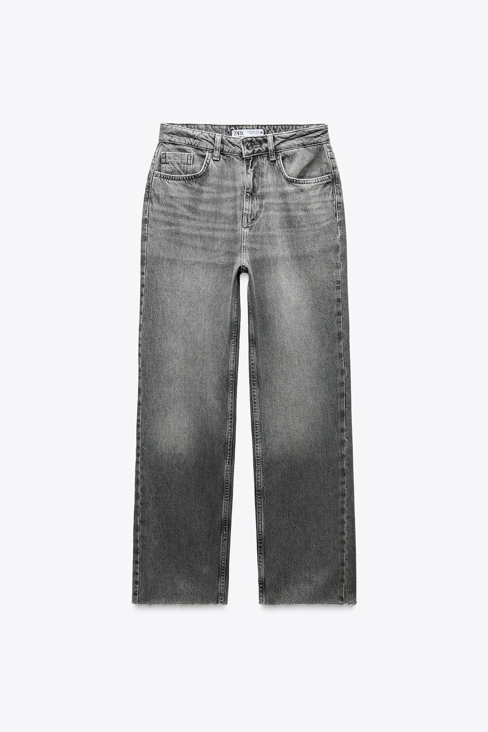 Z1975 DENIM STRAIGHT CUT JEANS WITH A HIGH WAIST Product Image