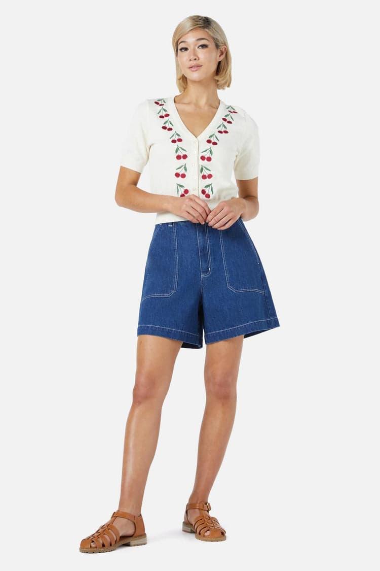 Cherry Embroidered Cardigan Product Image