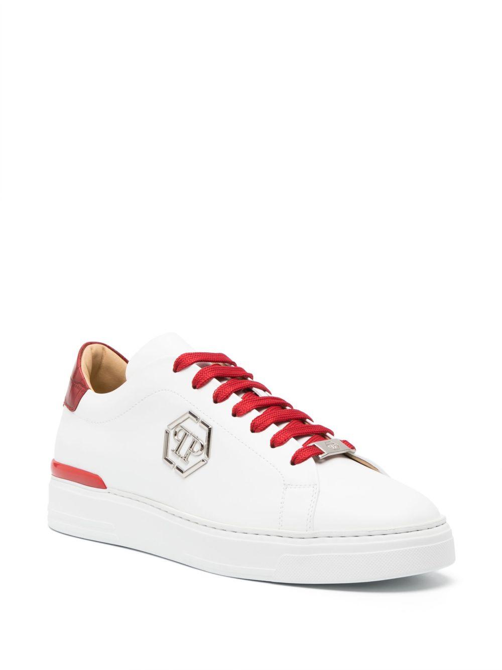 Cocco Hexagon low-top leather sneakers Product Image