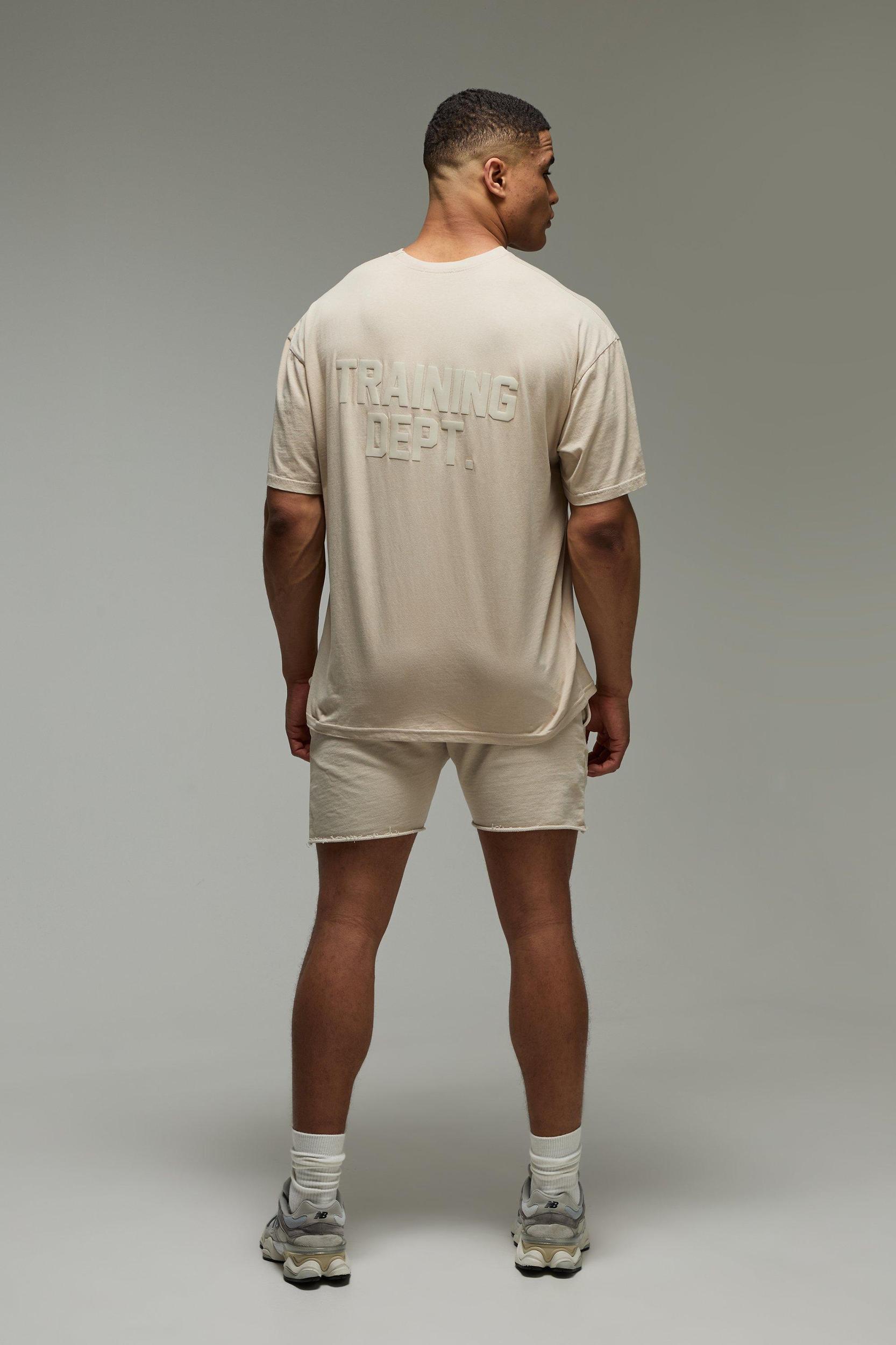 Man Active Training Dept T-shirt & Short Tracksuit Set | boohooMAN USA Product Image