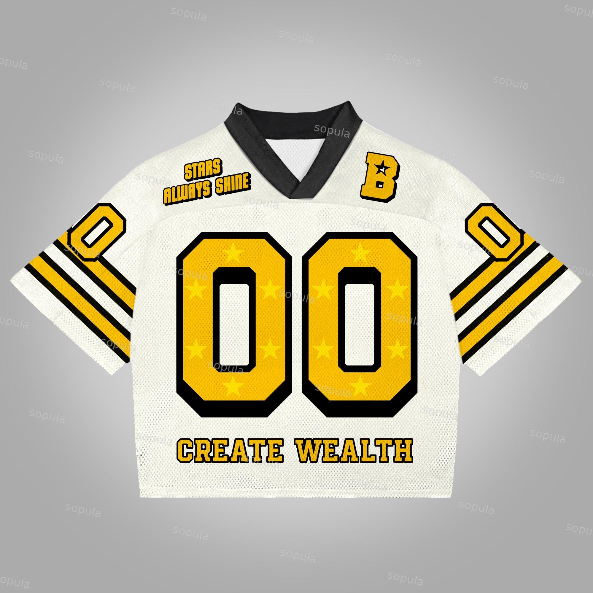 Sopula Street Creation Of Wealth No 00 Portrait Of Gangs Printed Blokette Blokecore T-Shirt Product Image