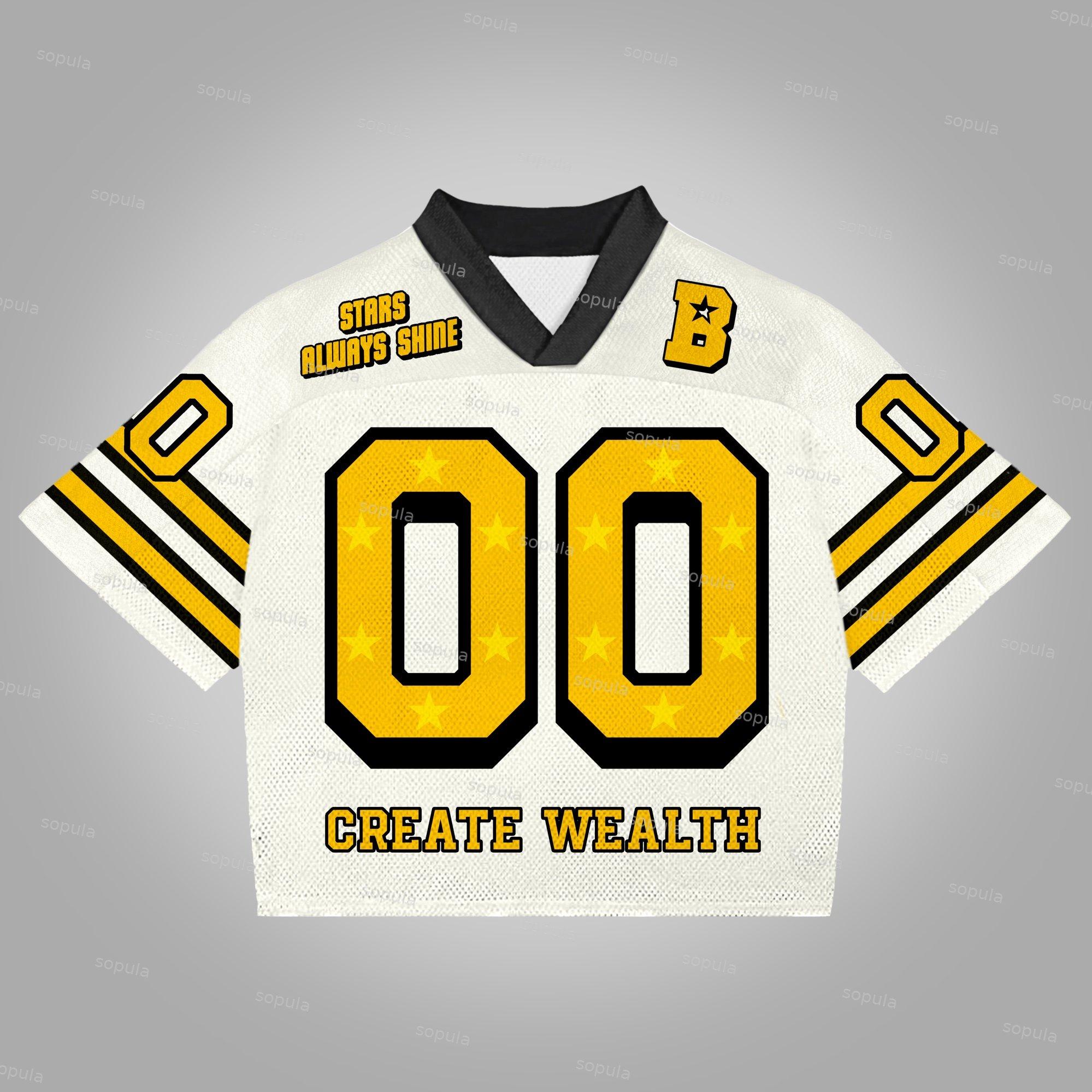 Sopula Street Creation Of Wealth No 00 Portrait Of Gangs Printed Blokette Blokecore T-Shirt Product Image