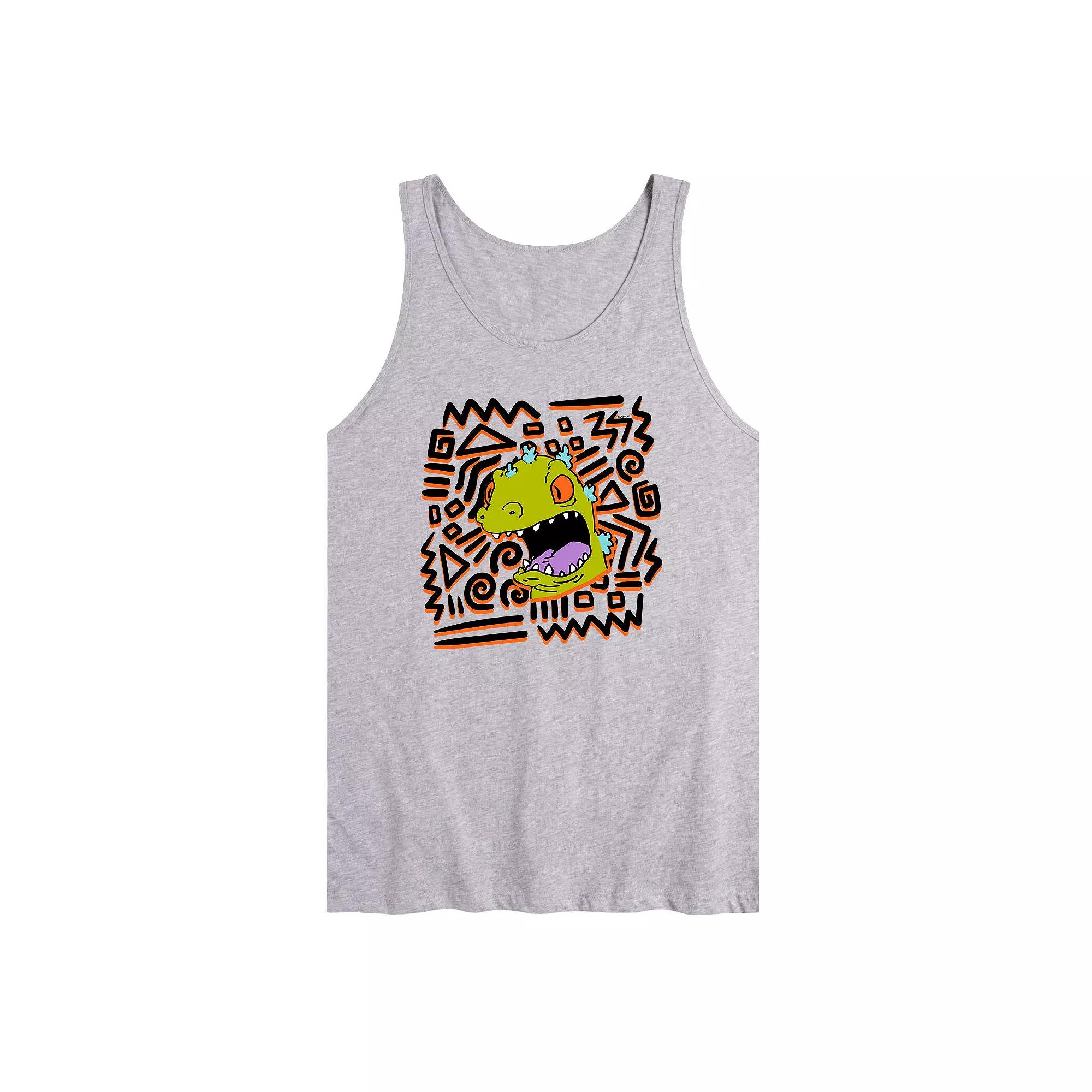 Men's Rugrats Reptar Swirl Tank Top,  Product Image