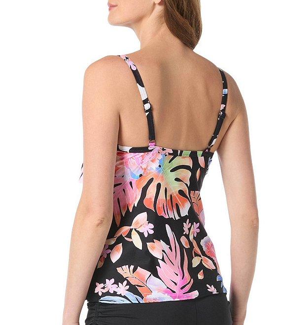 Beach House Solid Blake Adjustable Side Tie Swim Short Bottom Product Image