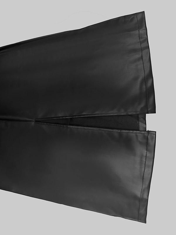 A-Line Loose Belted Solid Color Skirts Bottoms Product Image