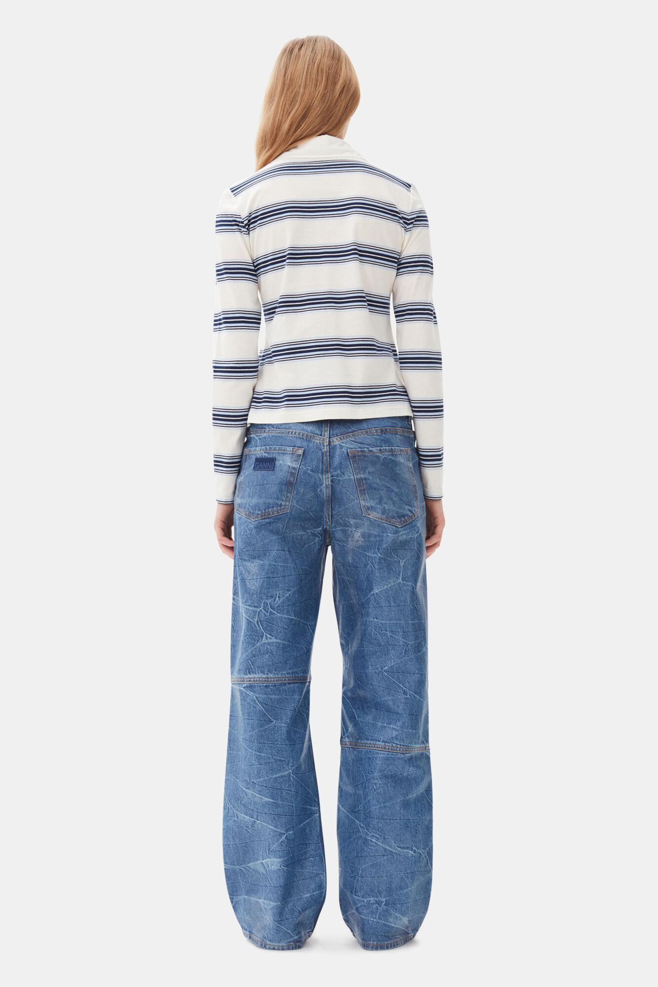 Blue Foil Izey Jeans Product Image