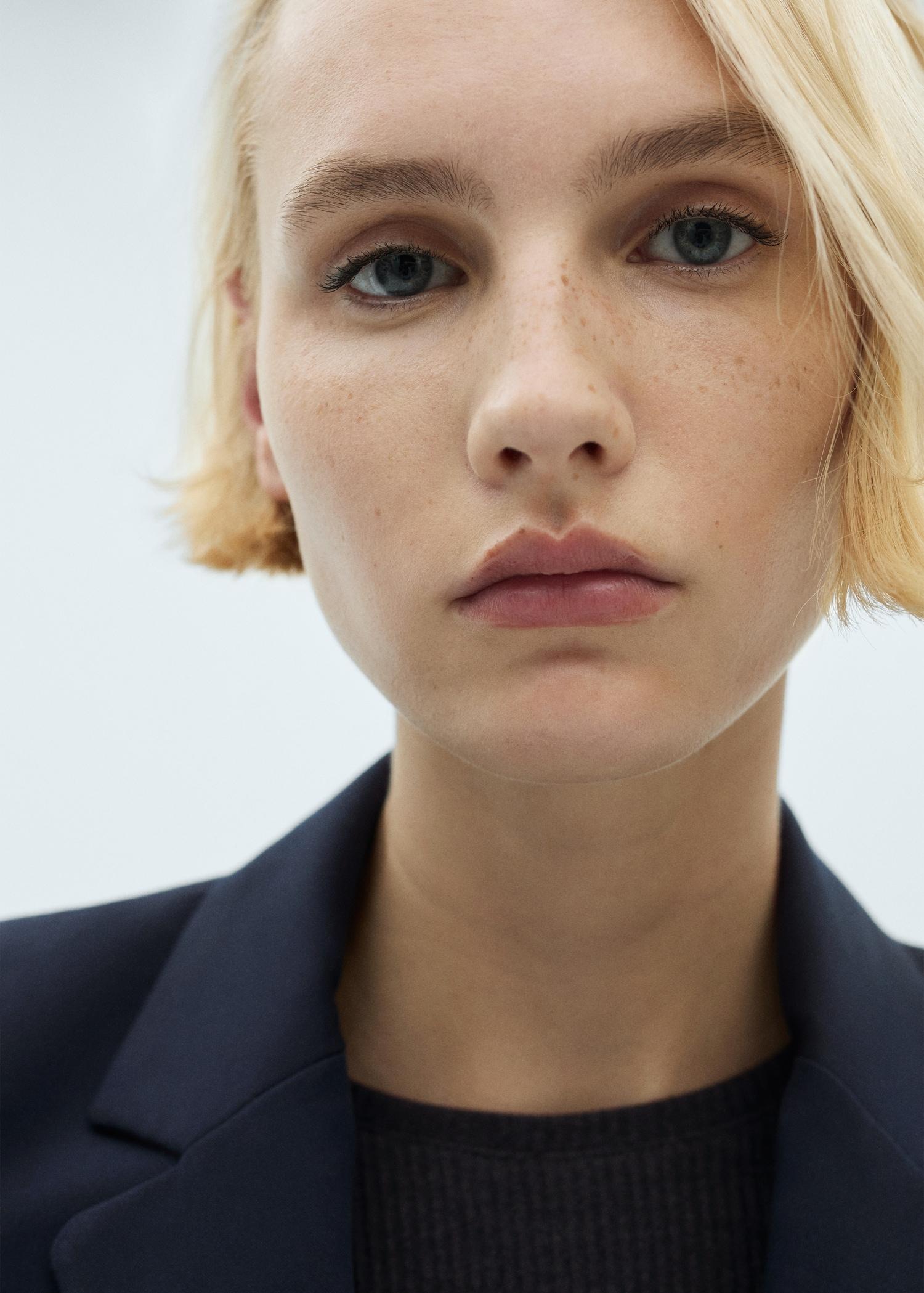 Fitted suit jacket - Women | MANGO USA Product Image