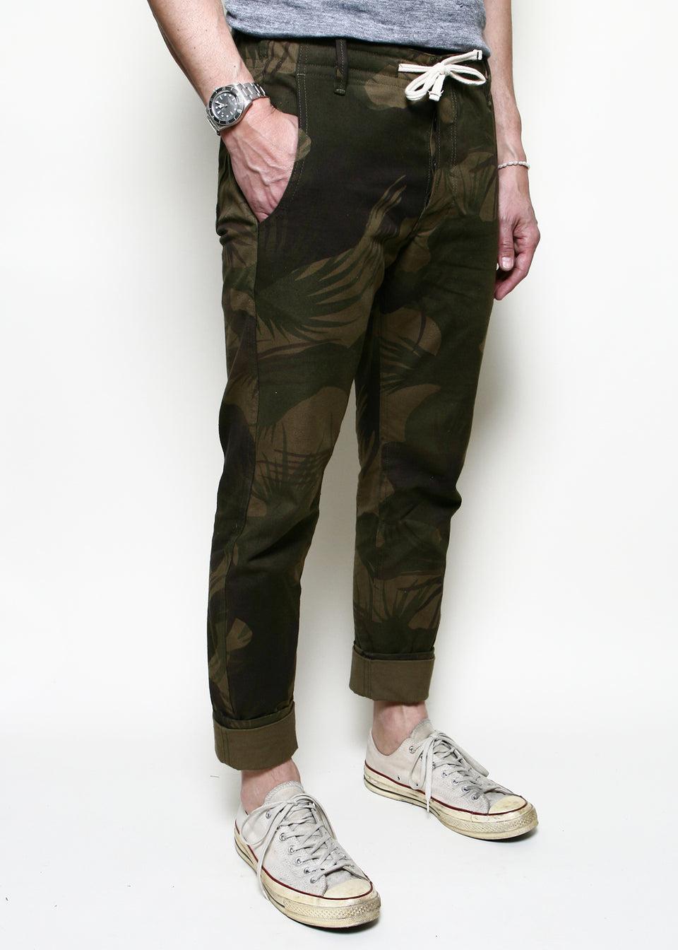 Boarder Pants // Olive Palm Camo Product Image