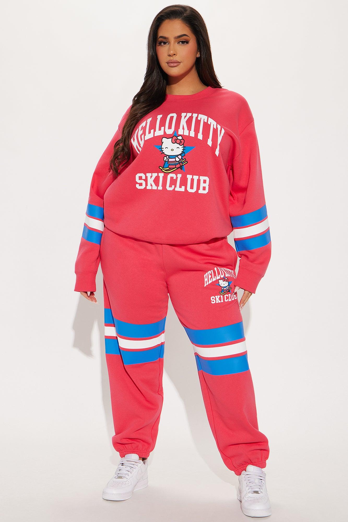 Hello Kitty Pull Over Sweatshirt - Red/combo Product Image