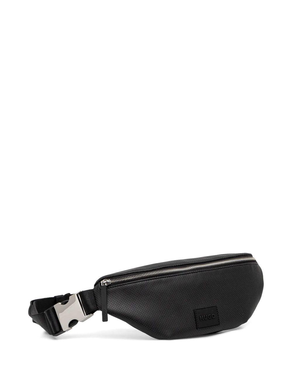 perforated faux-leather belt bag Product Image