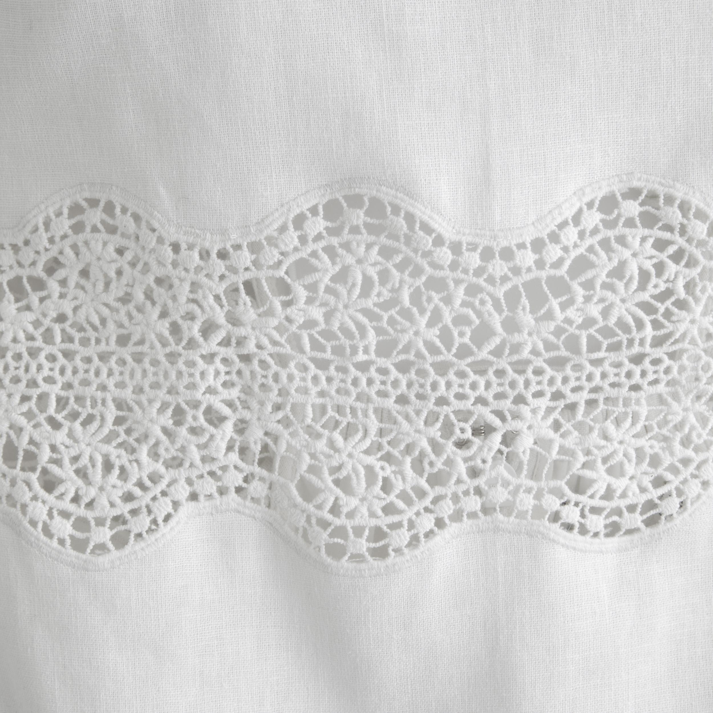 Apron Lace-Trim Mini Dress Product Image