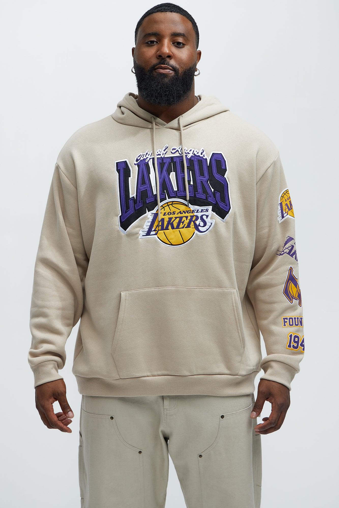 Lakers City Connect Hoodie - Sand Male Product Image