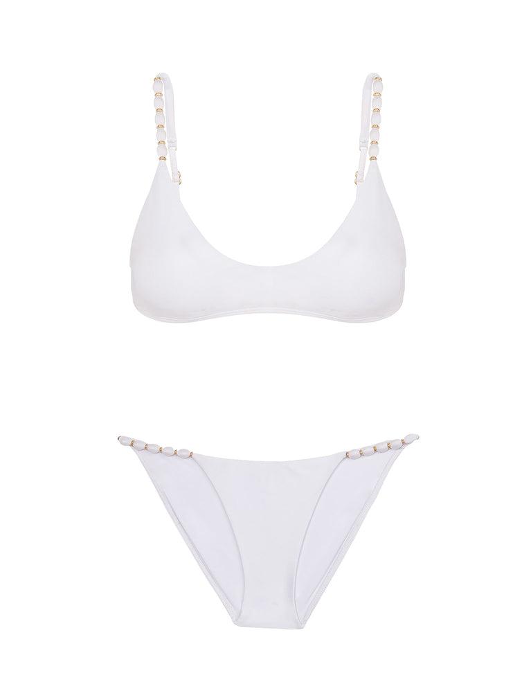 Li Beads Top - White Product Image