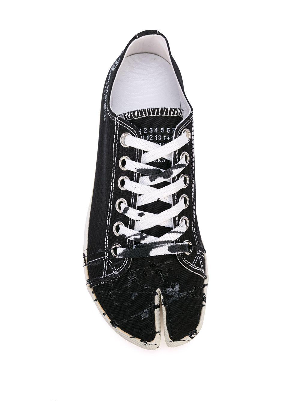 Tabi paint-splatter sneakers Product Image