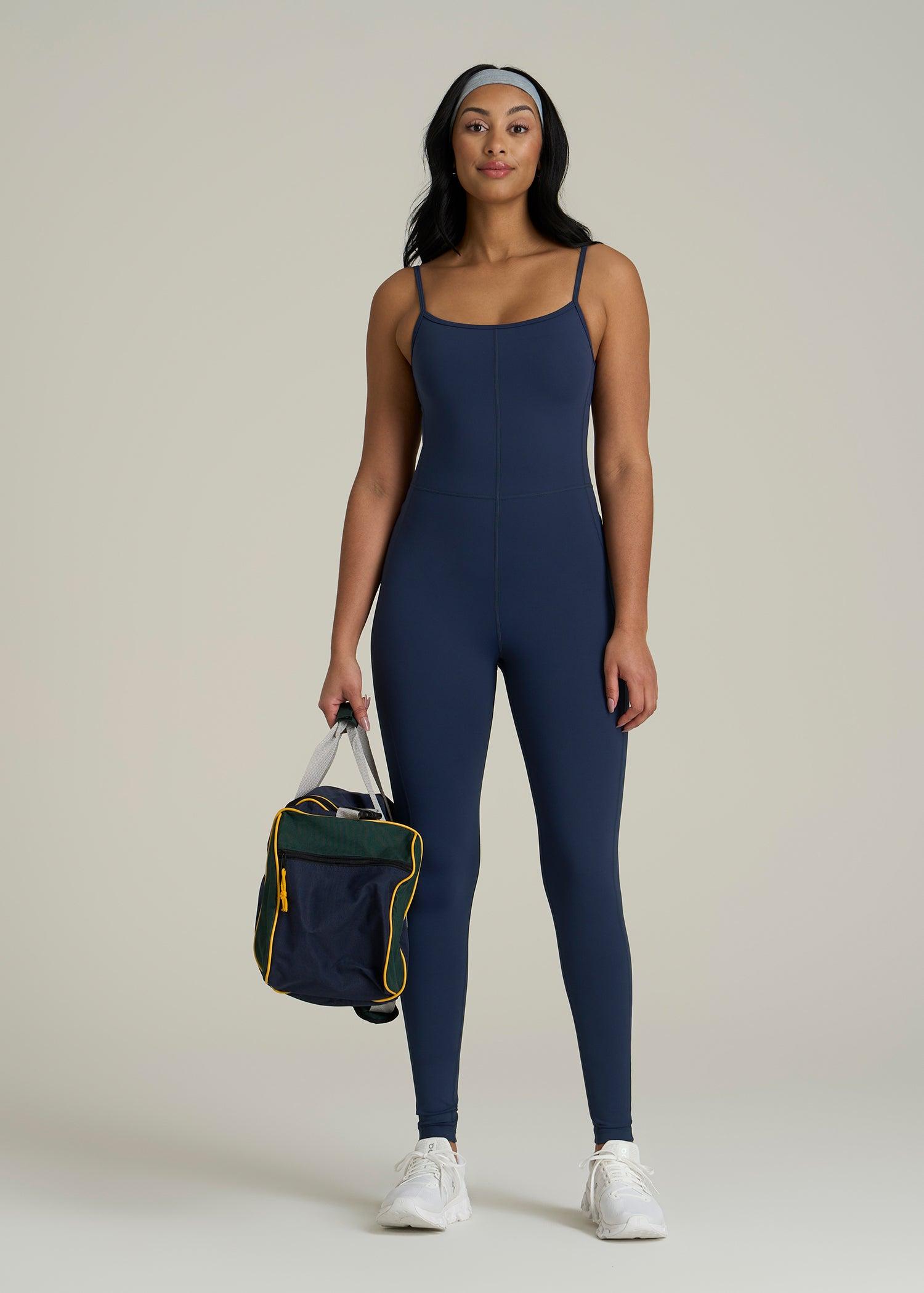 Balance Spaghetti Strap Jumpsuit for Tall Women in Regal Blue Female Product Image