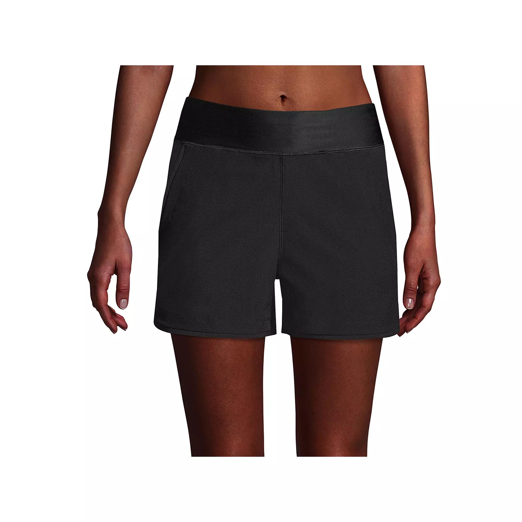 Women's Lands' End 3" Quick Dry Swim Shorts With Panty,  Product Image