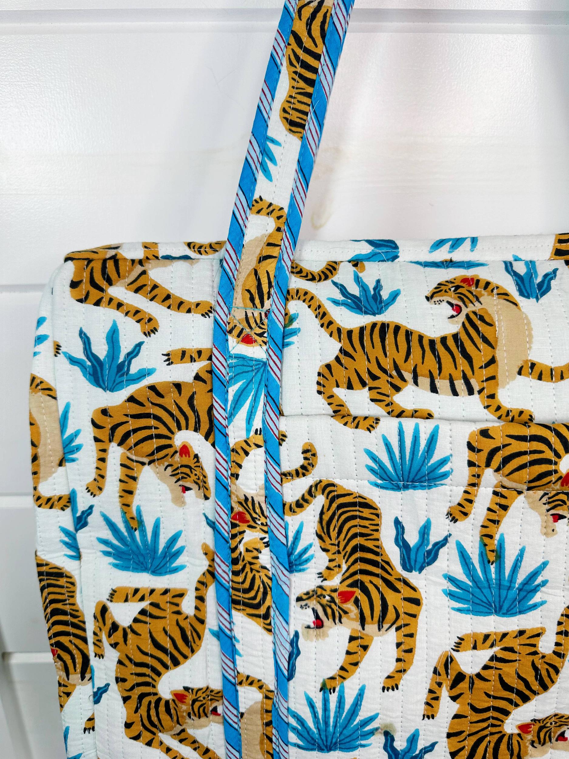 Cottage Floral Quilted Tote Bag Product Image