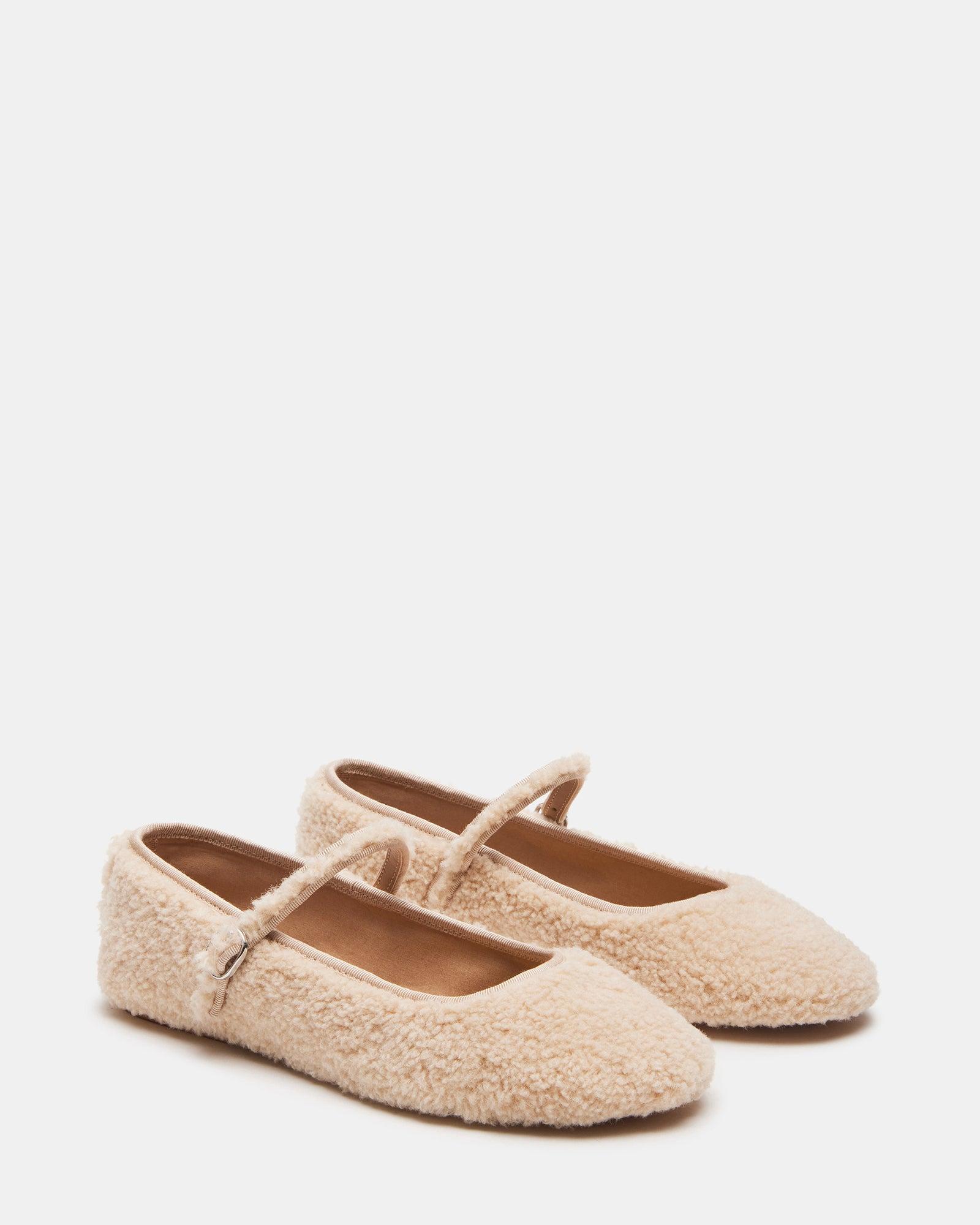 VINETTA FAUX SHEARLING NATURAL Female Product Image