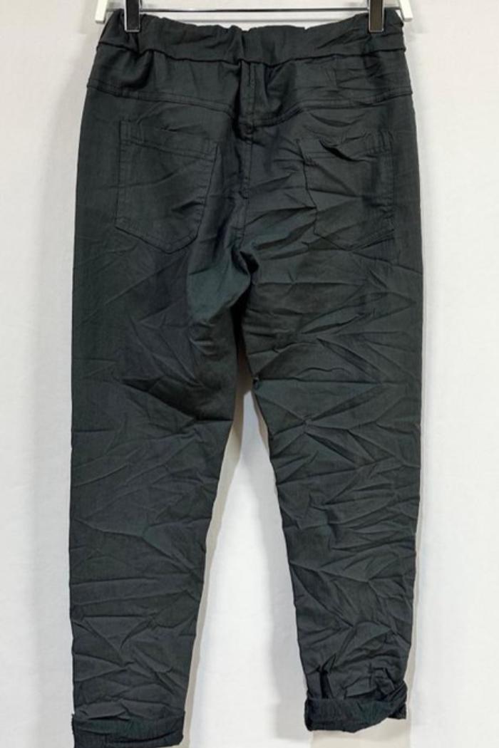 Solid Crinkled Jogger Product Image