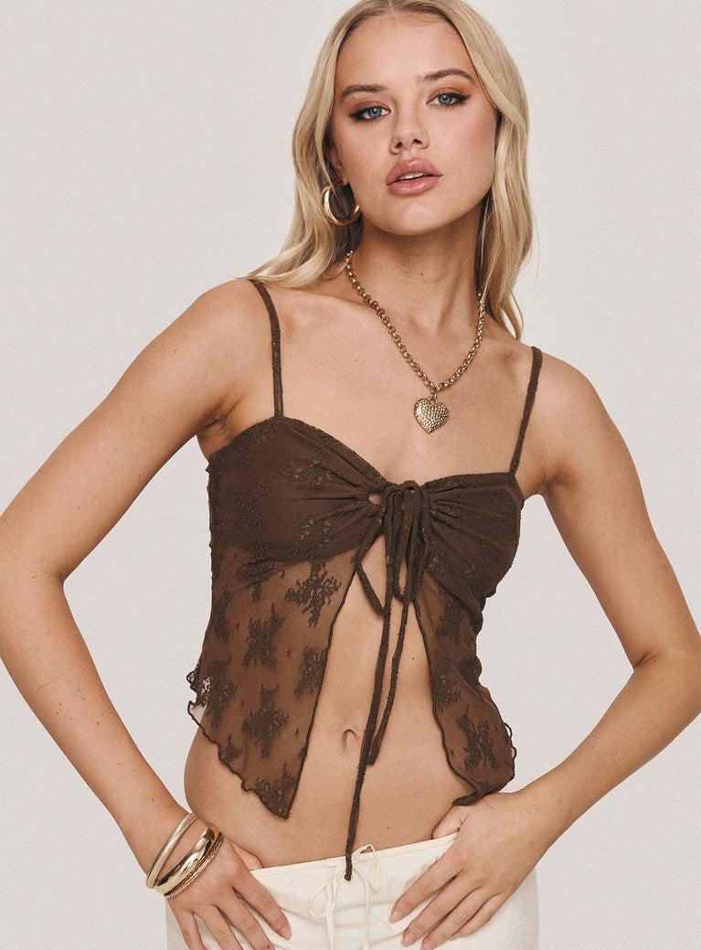 Andorra Top Brown Product Image