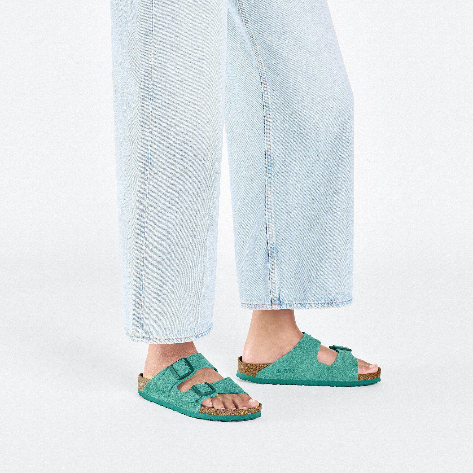 Arizona Suede Leather Digital Green Product Image