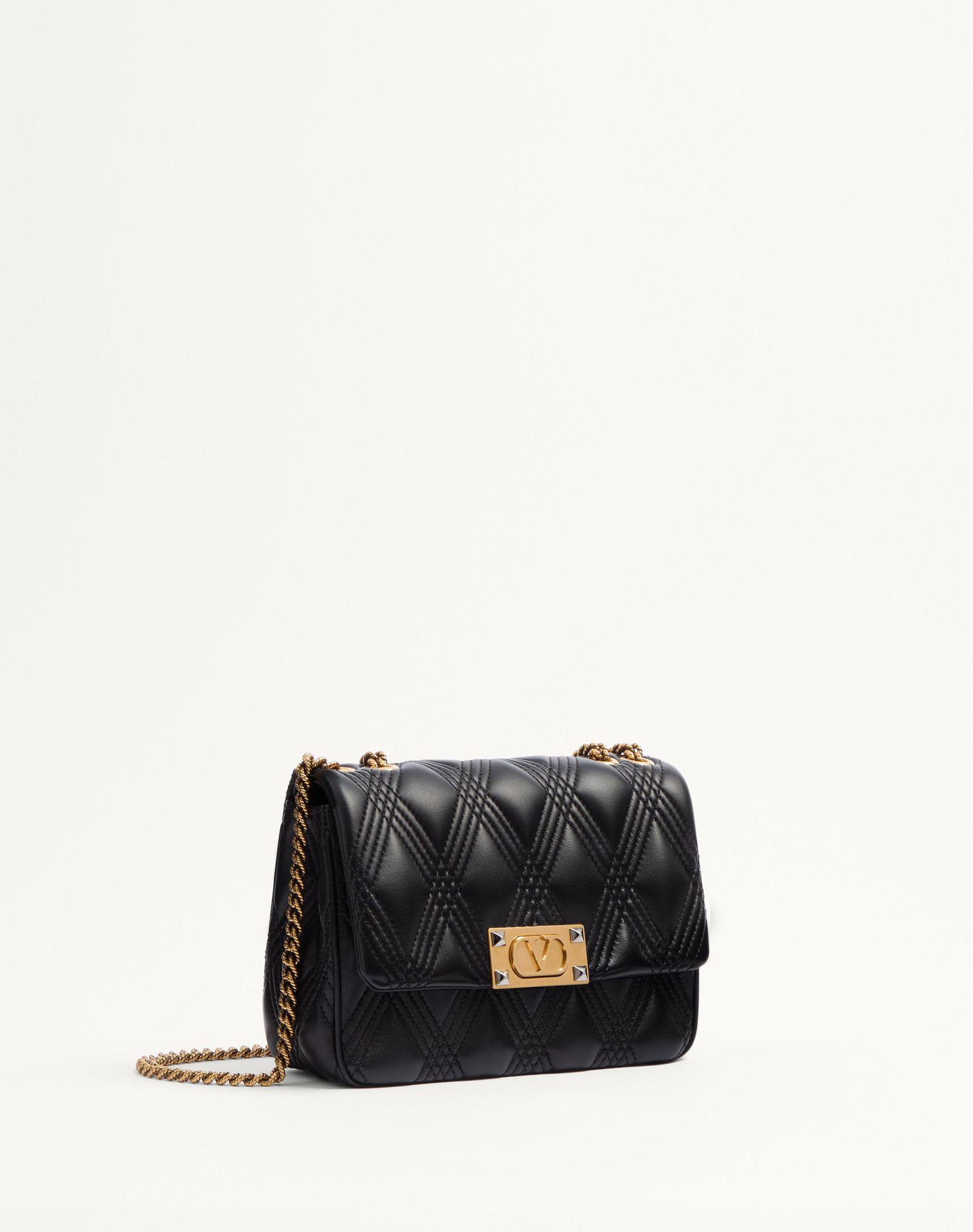Valentino Garavani Quiltie 67 Medium Shoulder Bag In Quilted Nappa Leather Product Image