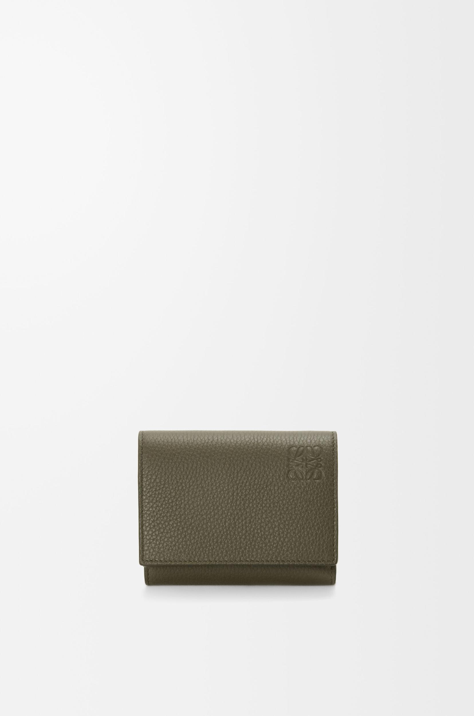 Trifold wallet in soft grained calfskin Product Image