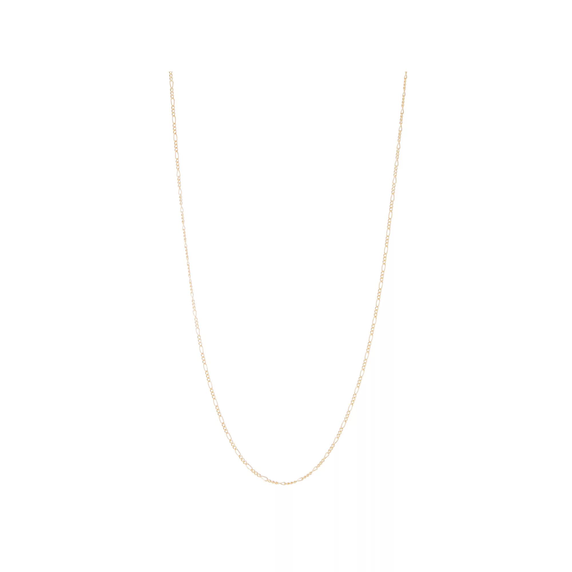 Jordan Blue 14k Gold Filled 2.1 mm Figaro Chain Necklace, Women's, Size: 20" Product Image