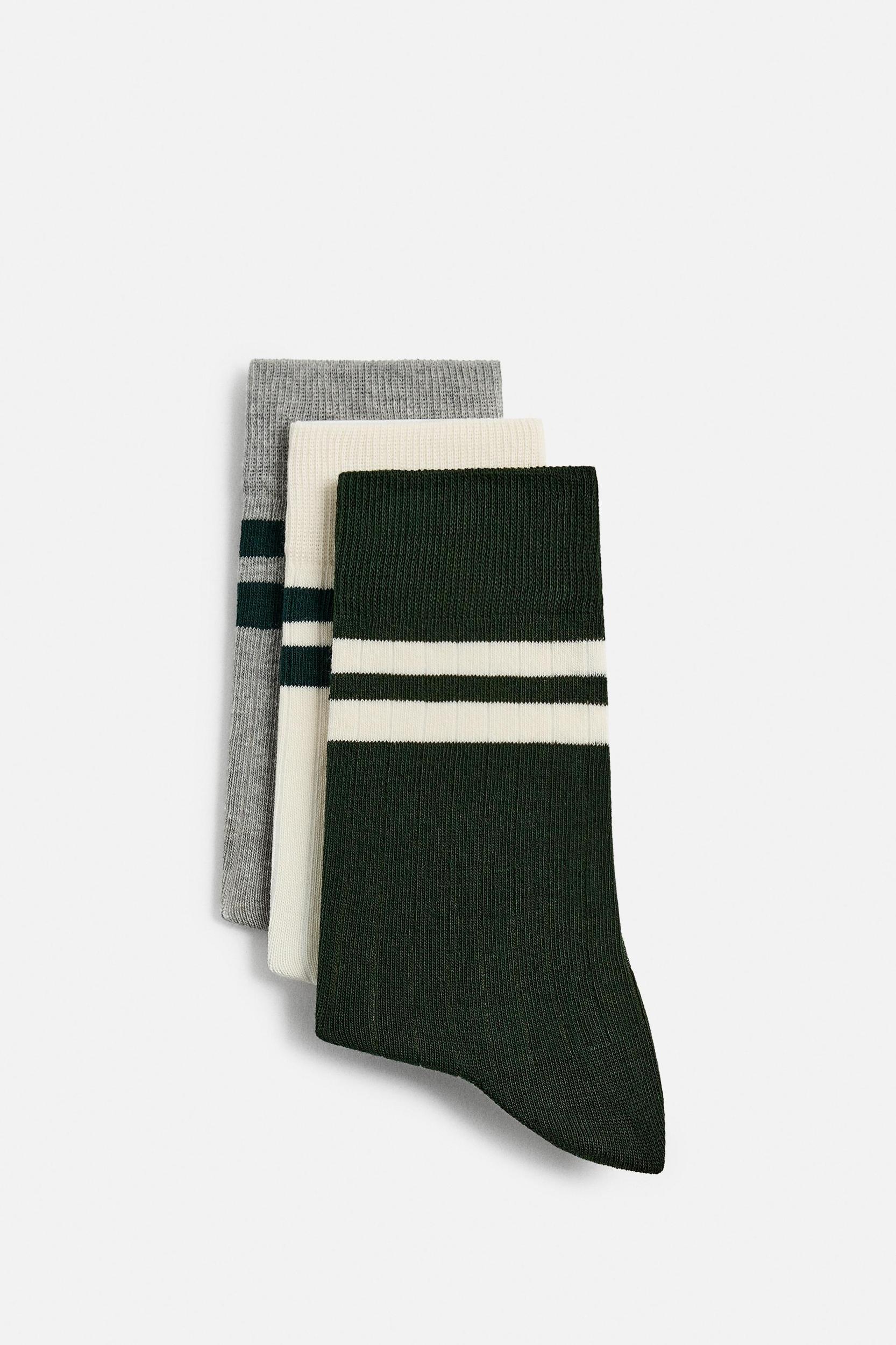 3-PACK OF STRIPED SOCKS Product Image
