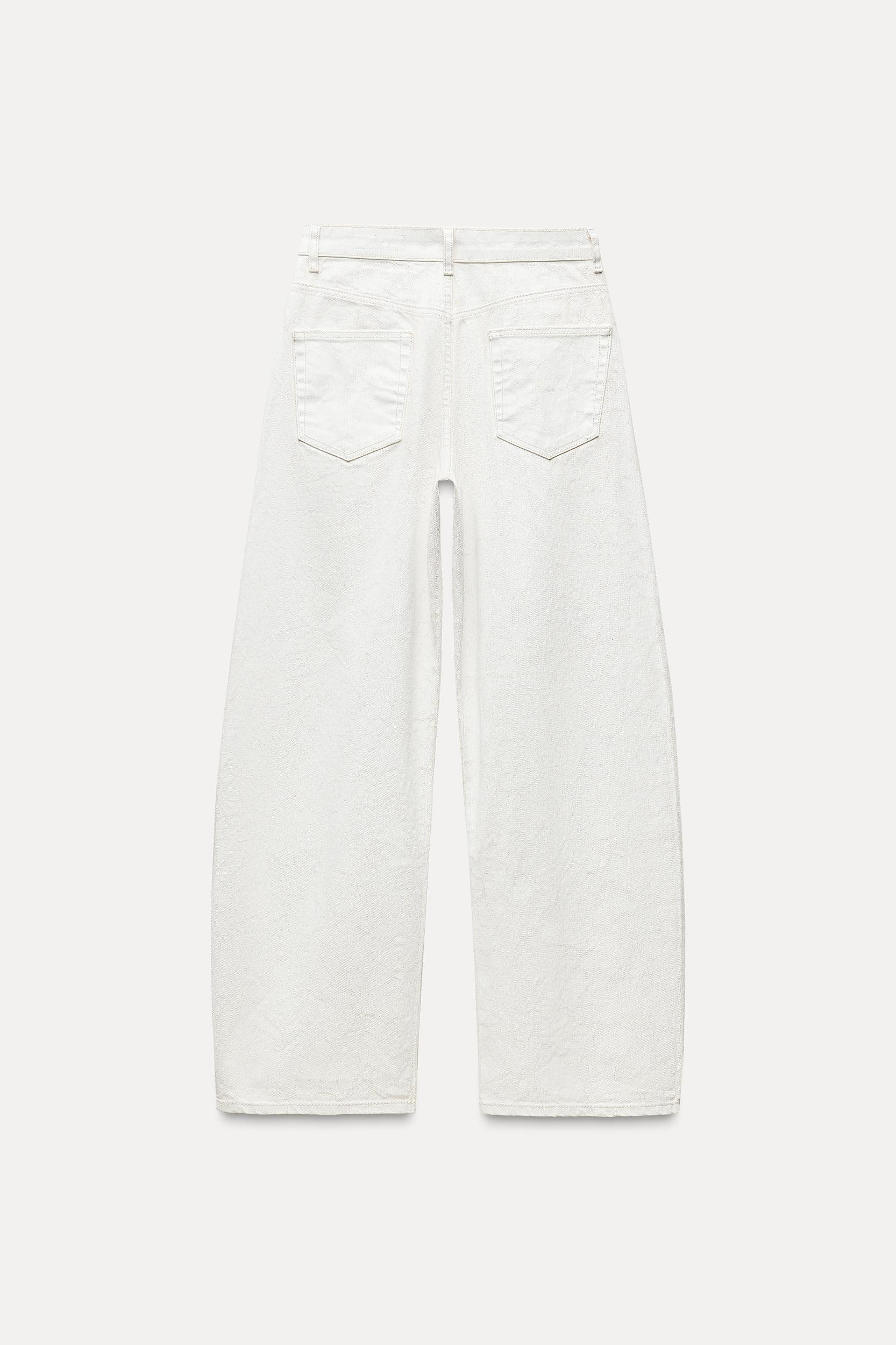 ZW COLLECTION TAPERED MID-RISE WAXED CRACKED JEANS Product Image