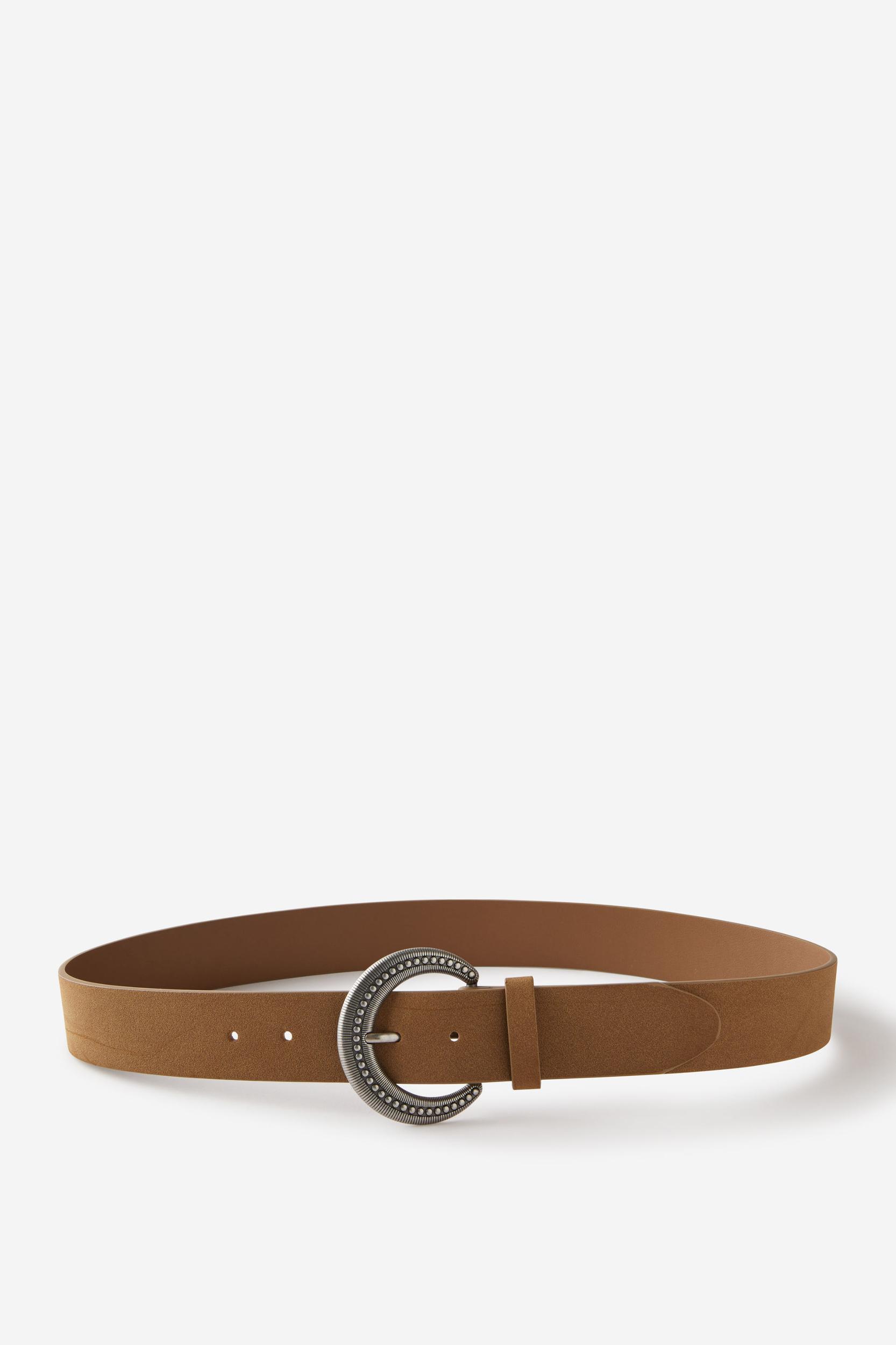 Amber Round Buckle Belt Product Image